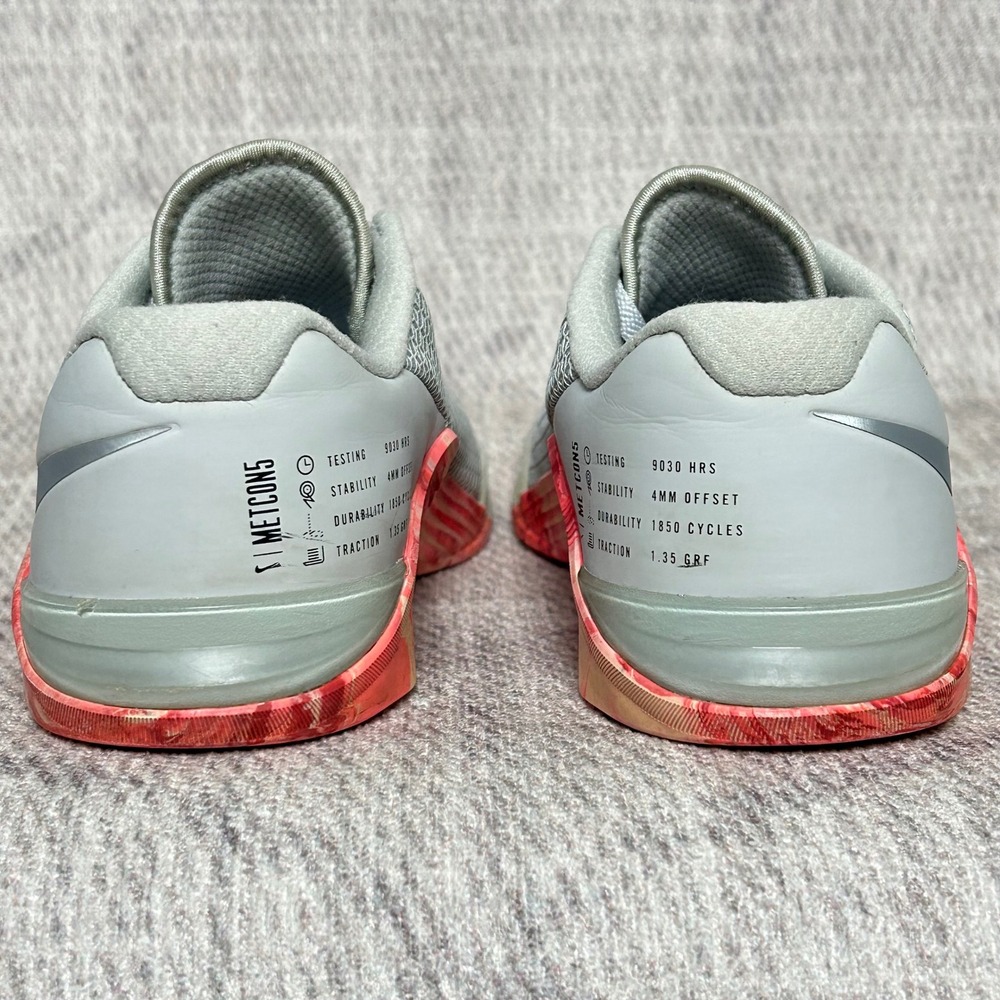 Nike Metcon 5 Women's Training Shoes Platinum Pink Marble Size 8 AO2982 004‎ - Picture 5 of 10